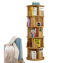 Load image into Gallery viewer, 5 Tier Rotating Stackable Shelves Bookshelf Organizer