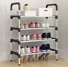Load image into Gallery viewer, Portable Storage Shoe Rack Shoe Holder 4 Tiers