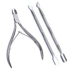 Load image into Gallery viewer, 2 Pusher plus 1 Cutter Manicure Set