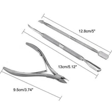 Load image into Gallery viewer, 2 Pusher plus 1 Cutter Manicure Set