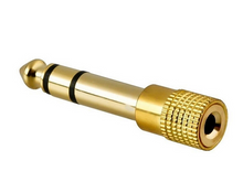 Load image into Gallery viewer, Headphone Jack Adapter Plug 3.5mm Female to 6.35mm Male
