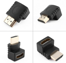 Load image into Gallery viewer, HDMI Male to Female Easily Connector Adapter 270 Degree Plated