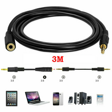 Load image into Gallery viewer, AUX 3.5mm Cable Extension Stereo Audio Output Headphone Cord 3m