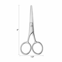 Load image into Gallery viewer, Stainless Steel Round Nose Hair Scissors