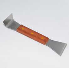 Load image into Gallery viewer, Bee Hive Scraper Steel Stainless Wood Handle