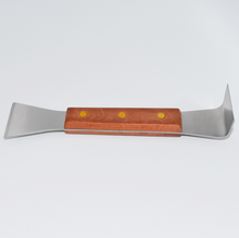 Load image into Gallery viewer, Bee Hive Scraper Steel Stainless Wood Handle