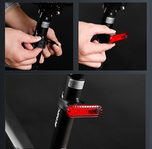 Load image into Gallery viewer, USB Rechargeable Rear Bike Light