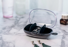 Load image into Gallery viewer, Travel Jewelry Storage Box Ring Earring Display Organizer Case Holder