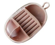 Load image into Gallery viewer, Travel Jewelry Storage Box Ring Earring Display Organizer Case Holder