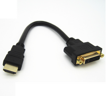 Load image into Gallery viewer, HDMI Male to DVI 24+5 Female Adapter 1080P Converter Cable