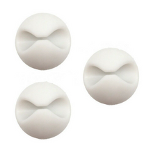 Load image into Gallery viewer, Cable Drop Clip Desk Tidy Organiser 3pcs