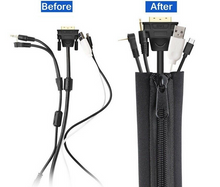 Load image into Gallery viewer, Cable Management Organizer Cable Cord Wire Cover Hider