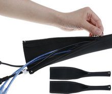 Load image into Gallery viewer, Cable Management Organizer Cable Cord Wire Cover Hider