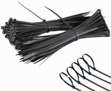 Load image into Gallery viewer, 100pcs Self-Locking Plastic Cable Ties Wrap Wire Cord Zip Tie Strap