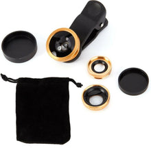 Load image into Gallery viewer, 3 In 1 Fish Eye Lens Kit For Mobile Phones iPhone