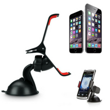 Load image into Gallery viewer, 360° Rotatable Suction Cup Car Windshield Mount Holder for Phone GPS