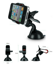 Load image into Gallery viewer, 360° Rotatable Suction Cup Car Windshield Mount Holder for Phone GPS
