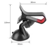 Load image into Gallery viewer, 360° Rotatable Suction Cup Car Windshield Mount Holder for Phone GPS