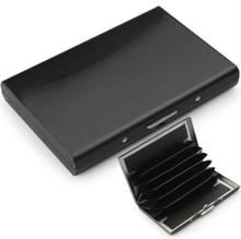 Load image into Gallery viewer, Stainless Steel Credit Card Case Black