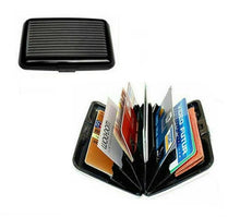 Load image into Gallery viewer, Business Aluminum ID Credit Card Case Holder Black