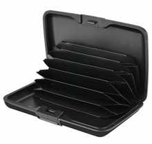 Load image into Gallery viewer, Business Aluminum ID Credit Card Case Holder Black