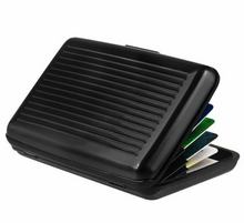 Load image into Gallery viewer, Business Aluminum ID Credit Card Case Holder Black