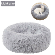 Load image into Gallery viewer, Pet Cat Calming Bed Warm Soft Plush Round Nest