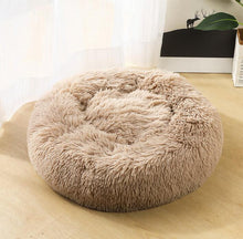 Load image into Gallery viewer, Plush Pet Bed Round Warm Pet Sofa