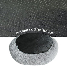 Load image into Gallery viewer, Plush Pet Bed Round Warm Kennel Soft Pet Sofa