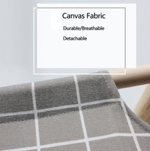 Load image into Gallery viewer, Wood Frame Small Dog Cat Sleep Bed Raised Pet Lounge Removable Hammock