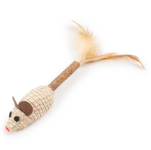 Load image into Gallery viewer, Cat Feather Mouse Catnip Cat Toy