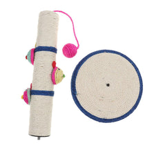 Load image into Gallery viewer, Cat Scratch Tree Kitten Scratching Pole Stand With Toy Ball