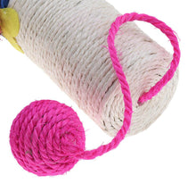 Load image into Gallery viewer, Cat Scratch Tree Kitten Scratching Pole Stand With Toy Ball