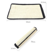 Load image into Gallery viewer, Sisal Cat Scratch Mat Pet Kitten Scratch Pad Toy