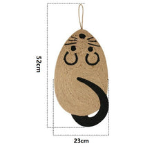 Load image into Gallery viewer, Sisal Pad Cat Scratching Mat Wall Hanging