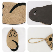 Load image into Gallery viewer, Sisal Pad Cat Scratching Mat Wall Hanging