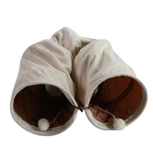Load image into Gallery viewer, Pet Cat Tunnel Crinkly Tent with Ball Collapsible