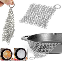 Load image into Gallery viewer, Kitchen Cleaner Chainmail Scrubber Stainless Steel