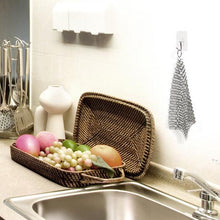 Load image into Gallery viewer, Kitchen Cleaner Chainmail Scrubber Stainless Steel