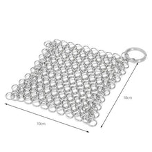 Load image into Gallery viewer, Kitchen Cleaner Chainmail Scrubber Stainless Steel