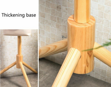 Load image into Gallery viewer, Coat Rack Wooden 8 Hooks Hats Hook Hanger Standing Wood Tree Stand Home