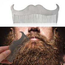 Load image into Gallery viewer, Stainless Steel Beard Comb Anti-Static Barber Shop Styling Tool