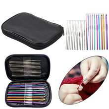 Load image into Gallery viewer, Crochet Hook Set Weaving Knitting Needles Craft Tool Set 22PCS