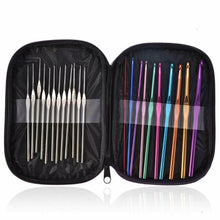 Load image into Gallery viewer, Crochet Hook Set Weaving Knitting Needles Craft Tool Set 22PCS
