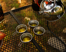 Load image into Gallery viewer, Stainless Steel Cup Picnic Portable 50ml 4Pcs
