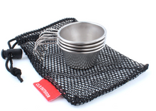 Load image into Gallery viewer, Stainless Steel Cup Picnic Portable 50ml 4Pcs