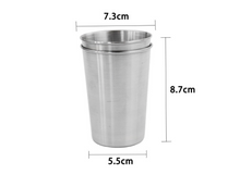 Load image into Gallery viewer, Stainless Steel Mini Cup Mug Drinking Coffee Beer Bottles 2PCS