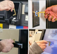 Load image into Gallery viewer, Clean Opener Handle Key Non-Contact Keychain Stylus EDC Door Opener