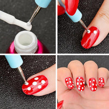 Load image into Gallery viewer, Nail Dotting Pen 2 Way Manicure Painting Tool Kit 5Pcs