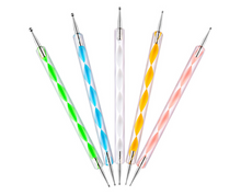 Load image into Gallery viewer, Nail Dotting Pen 2 Way Manicure Painting Tool Kit 5Pcs